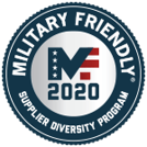 Military Friendly - 2020 Supplier Diversity Program Logo