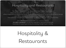 Hospitality and Restaurants
